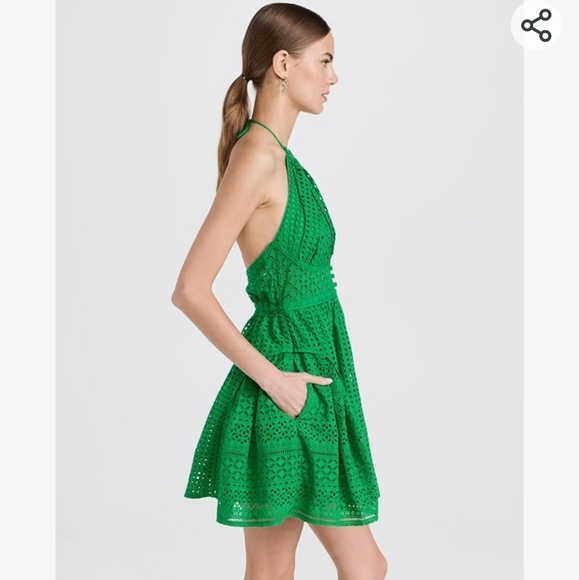 Self Portrait Broderie Anglaise Dress - Picture 3 of 5